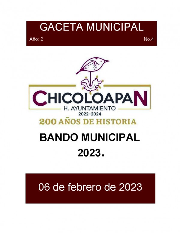 Bando Municipal 2023